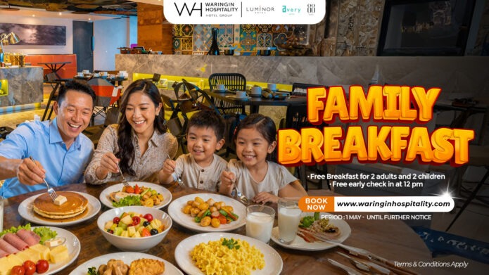 Paling mengerti Ayah & Ibu: Warigin Hospitality Hadirkan Promo Liburan Sekolah Anak, Gratis Sarapan 4 Orang Plus Makan Bubur Gratis!