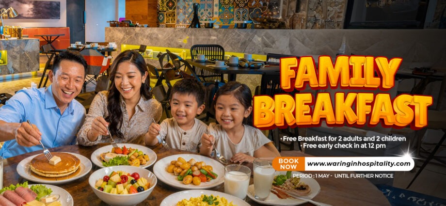 Paling mengerti Ayah & Ibu: Warigin Hospitality Hadirkan Promo Liburan Sekolah Anak, Gratis Sarapan 4 Orang Plus Makan Bubur Gratis!