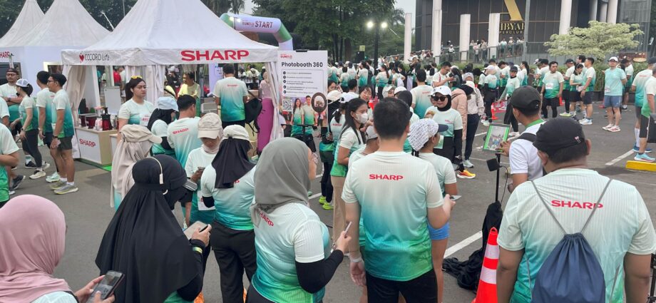 Rayakan 56 Tahun di Indonesia, Sharp Indonesia Sukses Gelar “Run for the Future”
