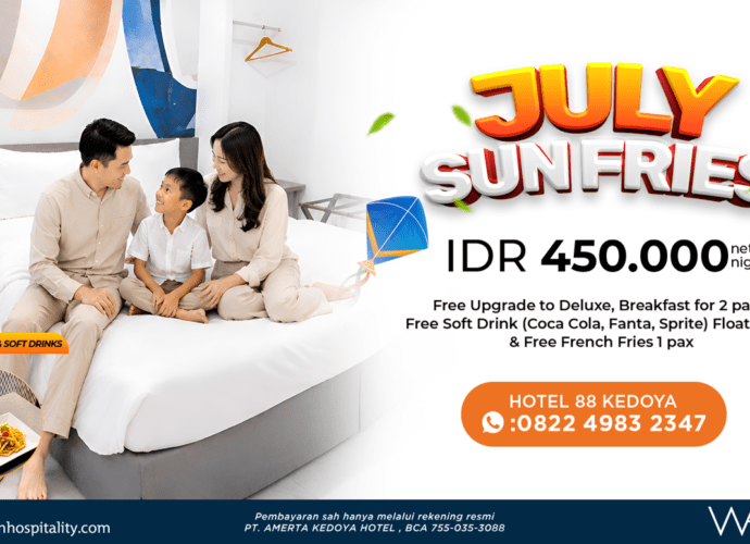 Menu Rice Bowl Baru & Free Upgrade Kamar: Alasan Kenapa Kamu Harus Ke Hotel 88 Kedoya Bulan Ini