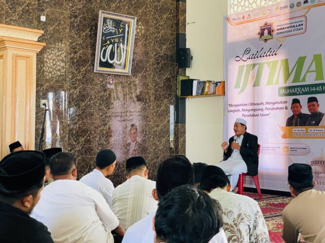 Merajut Ukhuwah di Tepi Danau Toba: Semangat Kader Hidayatullah Sumut dalam Lailatul Ijtima' di Samosir