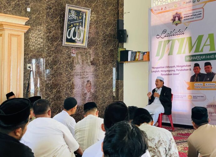 Merajut Ukhuwah di Tepi Danau Toba: Semangat Kader Hidayatullah Sumut dalam Lailatul Ijtima' di Samosir