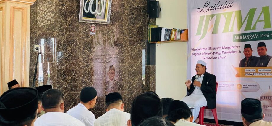 Merajut Ukhuwah di Tepi Danau Toba: Semangat Kader Hidayatullah Sumut dalam Lailatul Ijtima' di Samosir