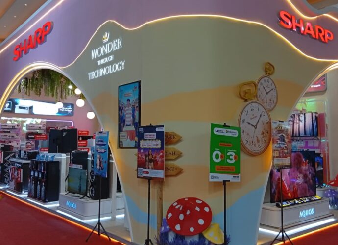 Bukan Cuma Jualan, Sharp Ubah Booth Jakarta Fair 2026 Jadi Arena Berburu Hadiah Spektakuler