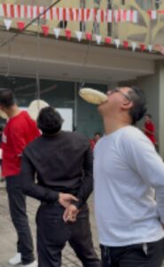 rangkaian lomba khas 17-an diselenggarakan untuk menguji kekompakan, ketangkasan, dan keakraban seluruh tim