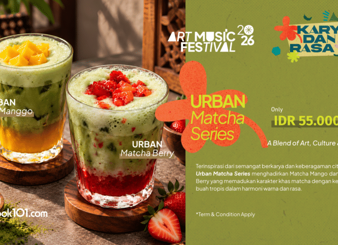 Matcha Beda Gaya: Sentuhan Buah Tropis & Seni Urban ala 1O1 URBAN Jakarta Thamrin
