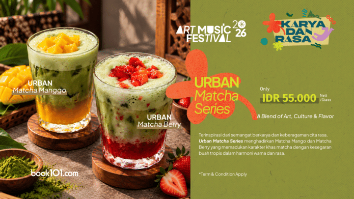 Matcha Beda Gaya: Sentuhan Buah Tropis & Seni Urban ala 1O1 URBAN Jakarta Thamrin