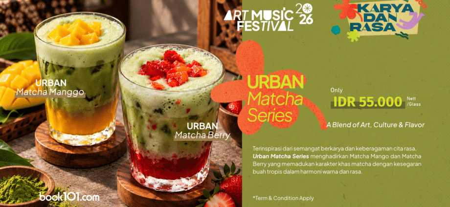 Matcha Beda Gaya: Sentuhan Buah Tropis & Seni Urban ala 1O1 URBAN Jakarta Thamrin
